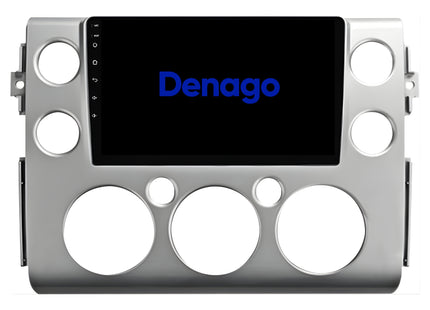 Toyota FJ Cruiser CarPlay autoradio | 2006 t/m 2017 | Denago DNG-A313 | 9 inch | Android 13 | Draadloos CarPlay & Android Auto | Zilver frame