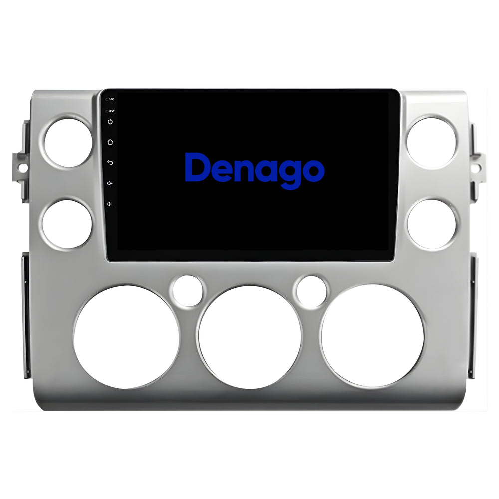 Toyota FJ Cruiser CarPlay car radio | 2006 to 2017 | Denago DNG-A313 | 9 inches | Android 13 | Wireless CarPlay & Android Auto | Silver frame