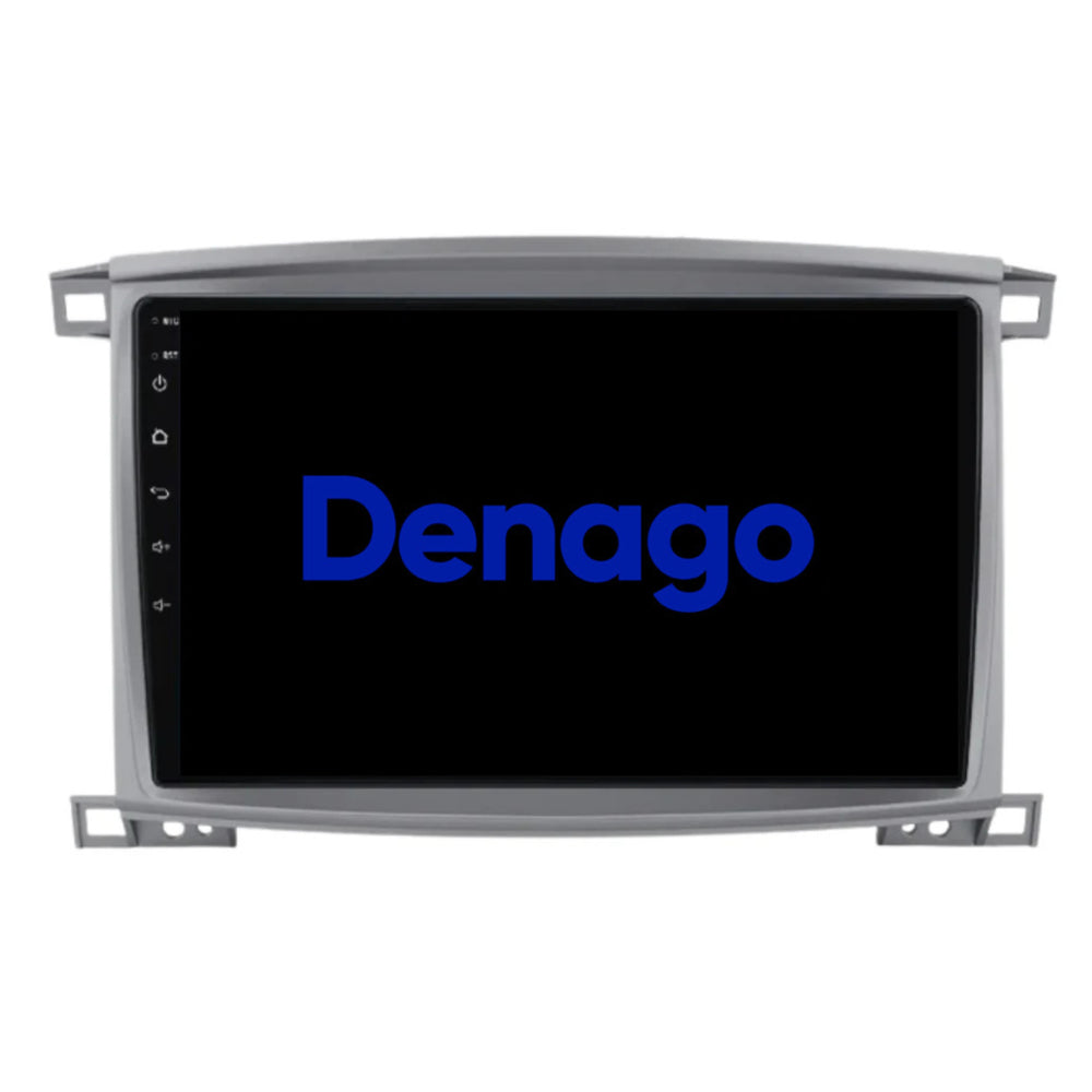 Radio para coche Toyota Land Cruiser 100 CarPlay | 2005 a 2007 | Denago DNG-A310 | 10 pulgadas | Androide 13 | CarPlay inalámbrico y Android Auto | Marco gris