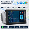 Ford Galaxy CarPlay autoradio | 2000 t/m 2006 | 4+64GB | Denago DNG-2718-7 | 7 inch | Android 15 | Draadloos CarPlay & Android Auto