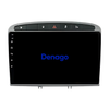 Radio para coche Peugeot 308 y 408 CarPlay | 2007 a 2020 | Denago DNG-A48 | 9 pulgadas | Androide 13 | CarPlay inalámbrico y Android Auto