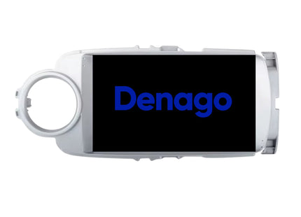 Toyota Yaris CarPlay autoradio | 2011 t/m 2019 | Denago DNG-A286 | 9 inch | Android 13 | Zilver | Draadloos CarPlay & Android Auto
