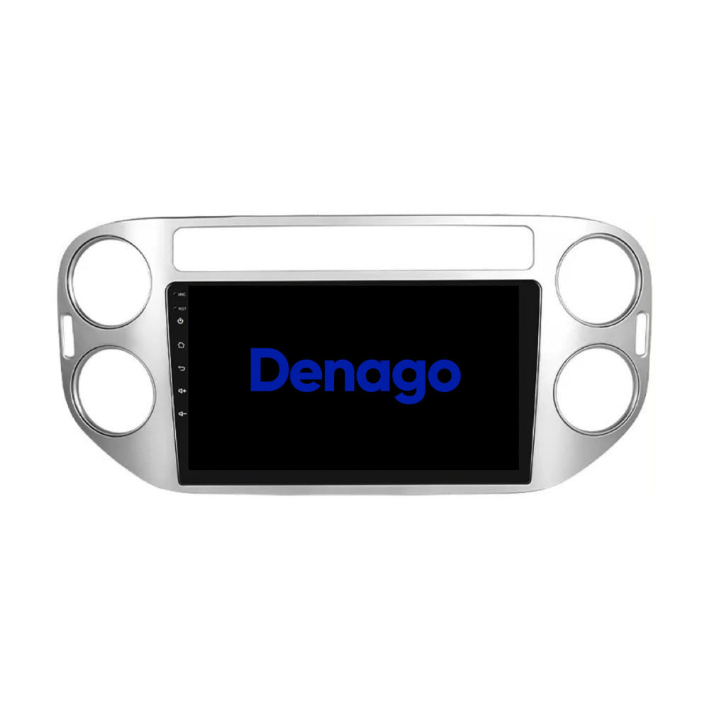 Volkswagen Tiguan CarPlay car radio | 2007 to 2015 | Denago DNG-A120 | 9 inches | Android 13 | Wireless CarPlay & Android Auto | Silver