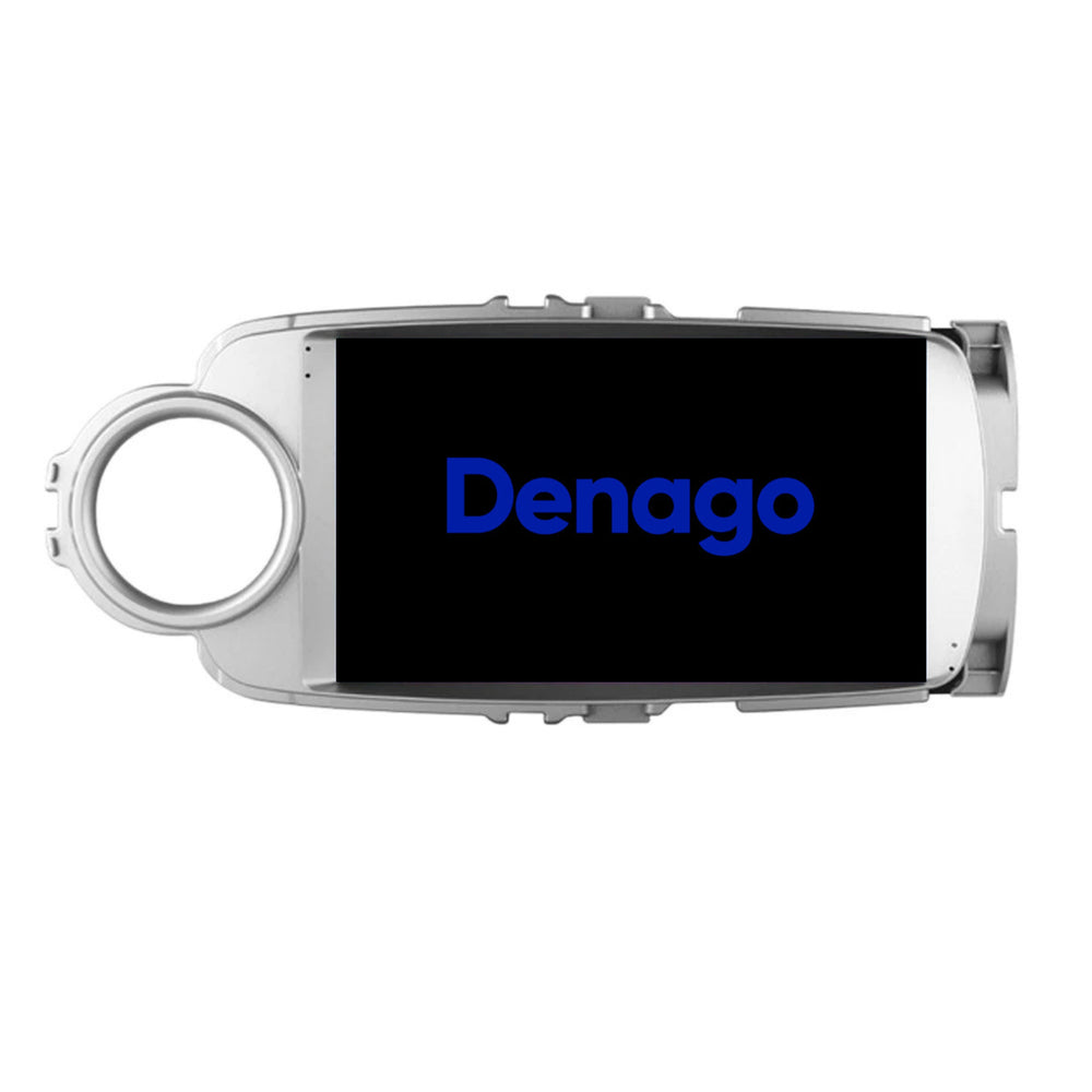 Radio para coche Toyota Yaris CarPlay | 2011 a 2019 | Denago DNG-A286 | 9 pulgadas | Androide 13 | Plata | CarPlay inalámbrico y Android Auto
