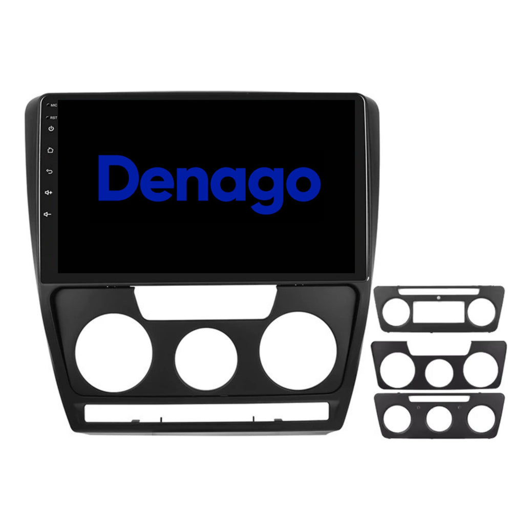 Autoradio compatible CarPlay pour Skoda Octavia (2007-2012) | Denago DNG-A282 | Écran 9 pouces | Android 13 | CarPlay sans fil & Android Auto