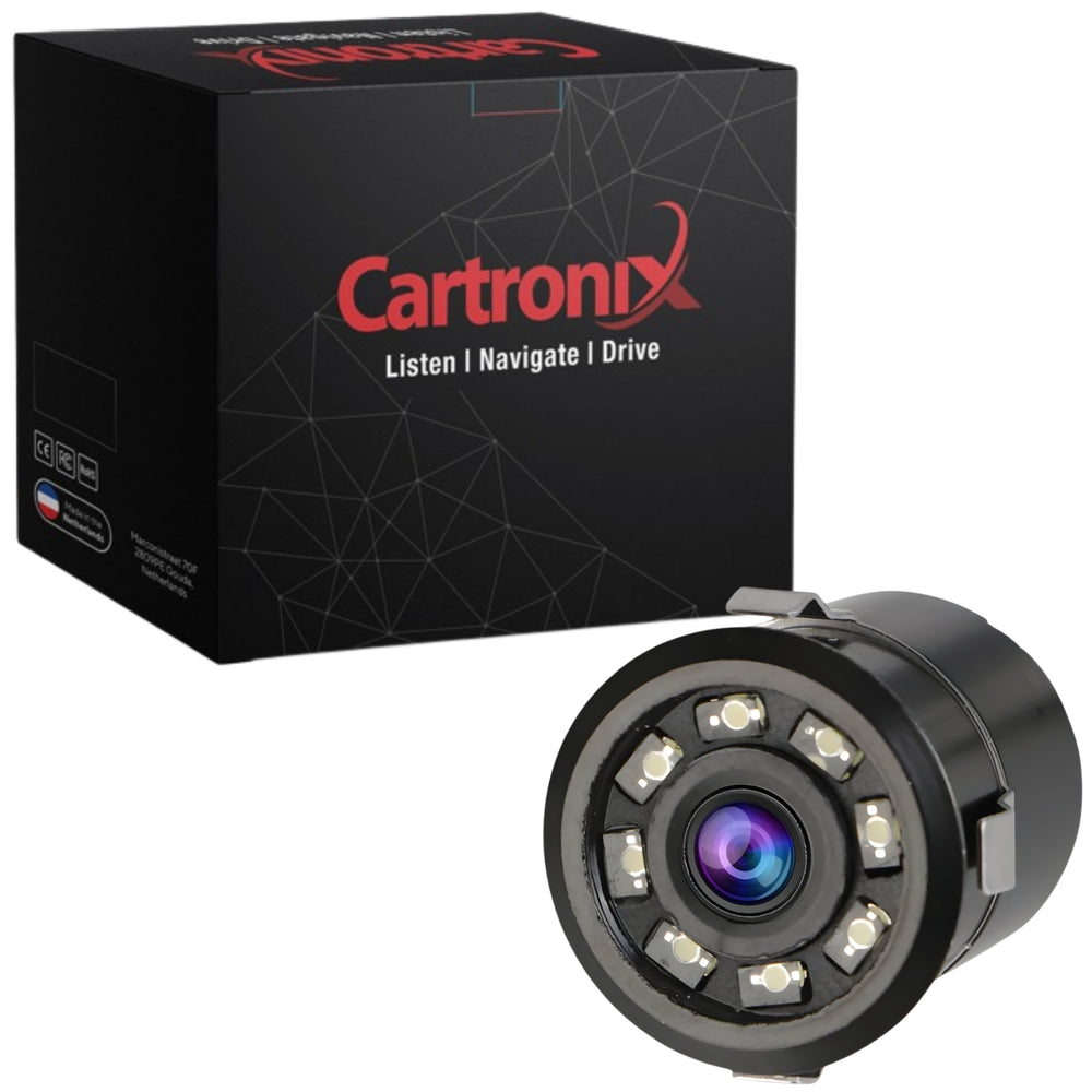 Cámara de marcha atrás Cartronix RV-340 PRO | Universales | Parachoques | 8 LED