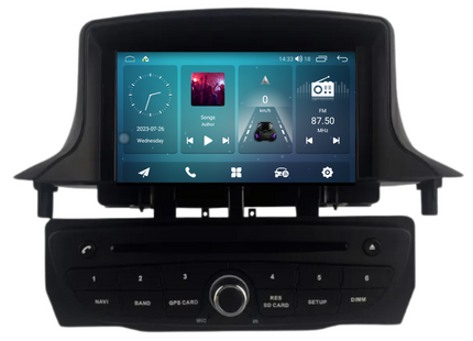 Renault Megane 3 & Fluence | Android 14 | Car radio | 2008 to 2016 | CarPlay & Android Auto | 4+64GB