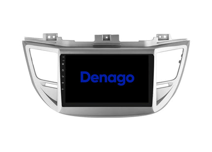 Hyundai Tucson CarPlay autoradio | 2009 t/m 2017 | Denago DNG-A115 | 9 inch | Android 13 | Draadloos CarPlay & Android Auto | Zilver frame