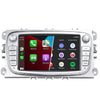 Ford car radio navigation silver | Android 15 | 4GB & 64GB | Mondeo Focus S-max | Apple Carplay & Android Auto