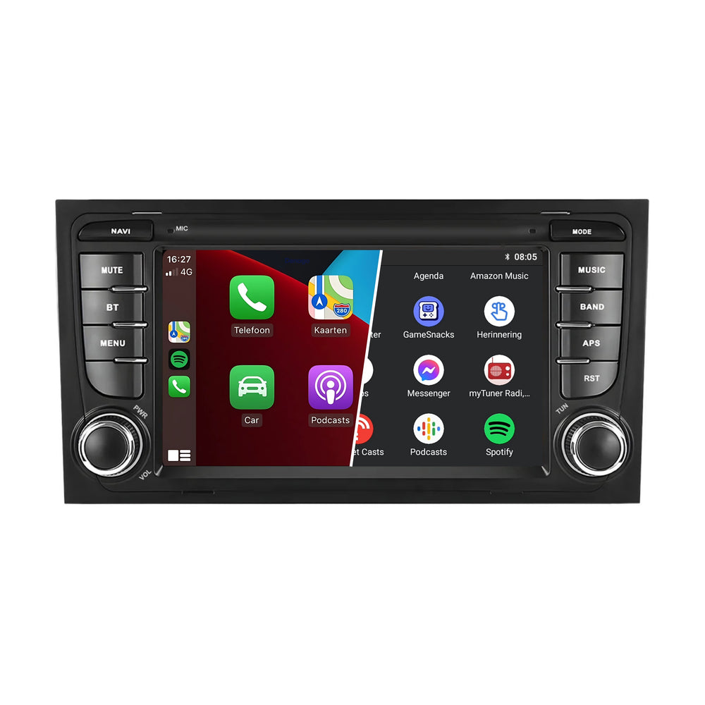 Audi A4 | T4 | RS4 | 2000 a 2009 | Androide 13 | Radio de coche | CarPlay y Android Auto