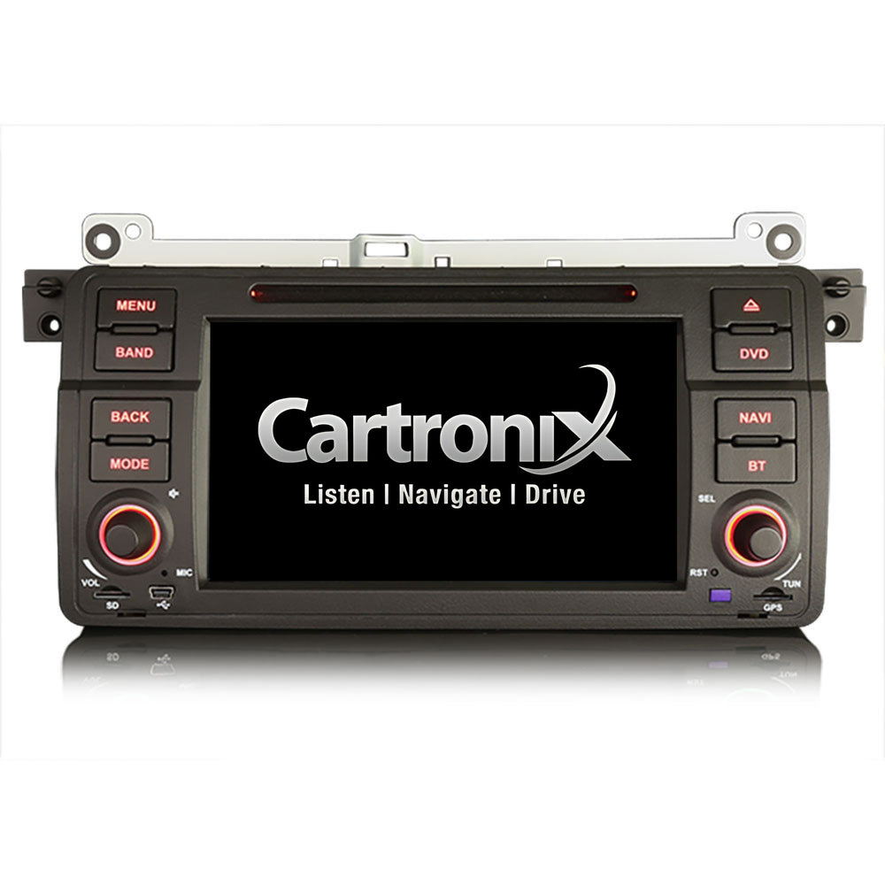 BMW 3-serie E46 Autoradio | 2005 t/m 2013 | Carplay | 4+64GB | Android 13 | DVD/CD speler