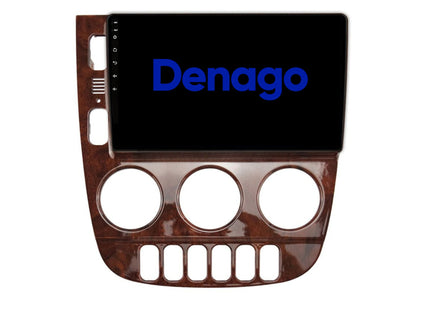 Mercedes ML CarPlay autoradio | 1999 t/m 2004 | Denago DNG-A104 | 9 inch | Android 13 | Draadloos CarPlay & Android Auto | Houtkleurig frame