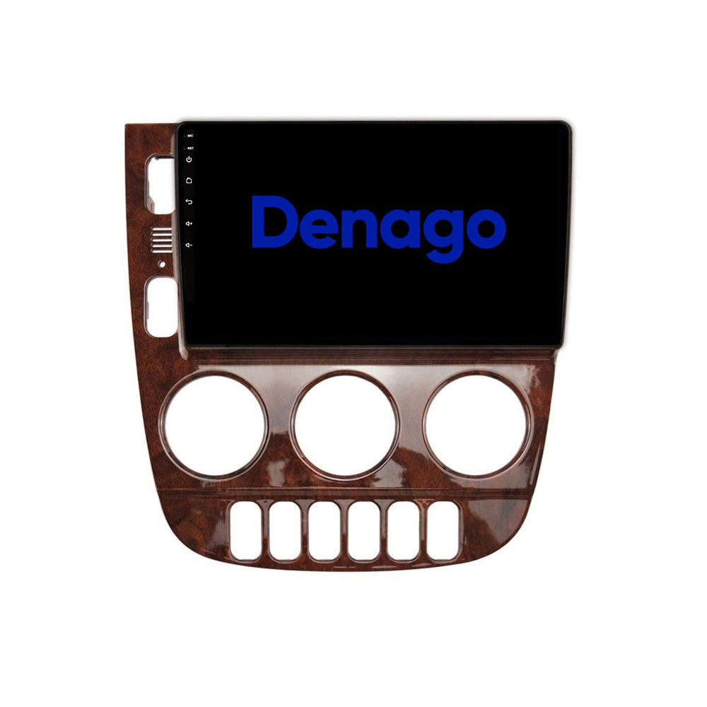 Radio para coche Mercedes ML CarPlay | 1999 a 2004 | Denago DNG-A104 | 9 pulgadas | Androide 13 | CarPlay inalámbrico y Android Auto | Marco color madera
