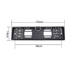 Reversing camera in license plate holder | 4 LED