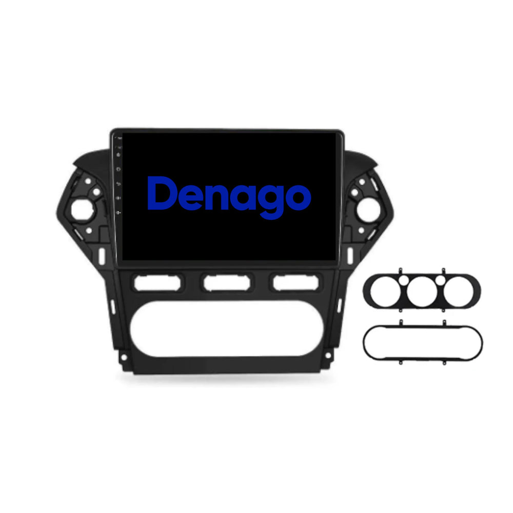 Ford Mondeo CarPlay car radio | 2003 to 2014 | Denago DNG-A205 | 9 inches | Android 13 | Wireless CarPlay & Android Auto | Black frame