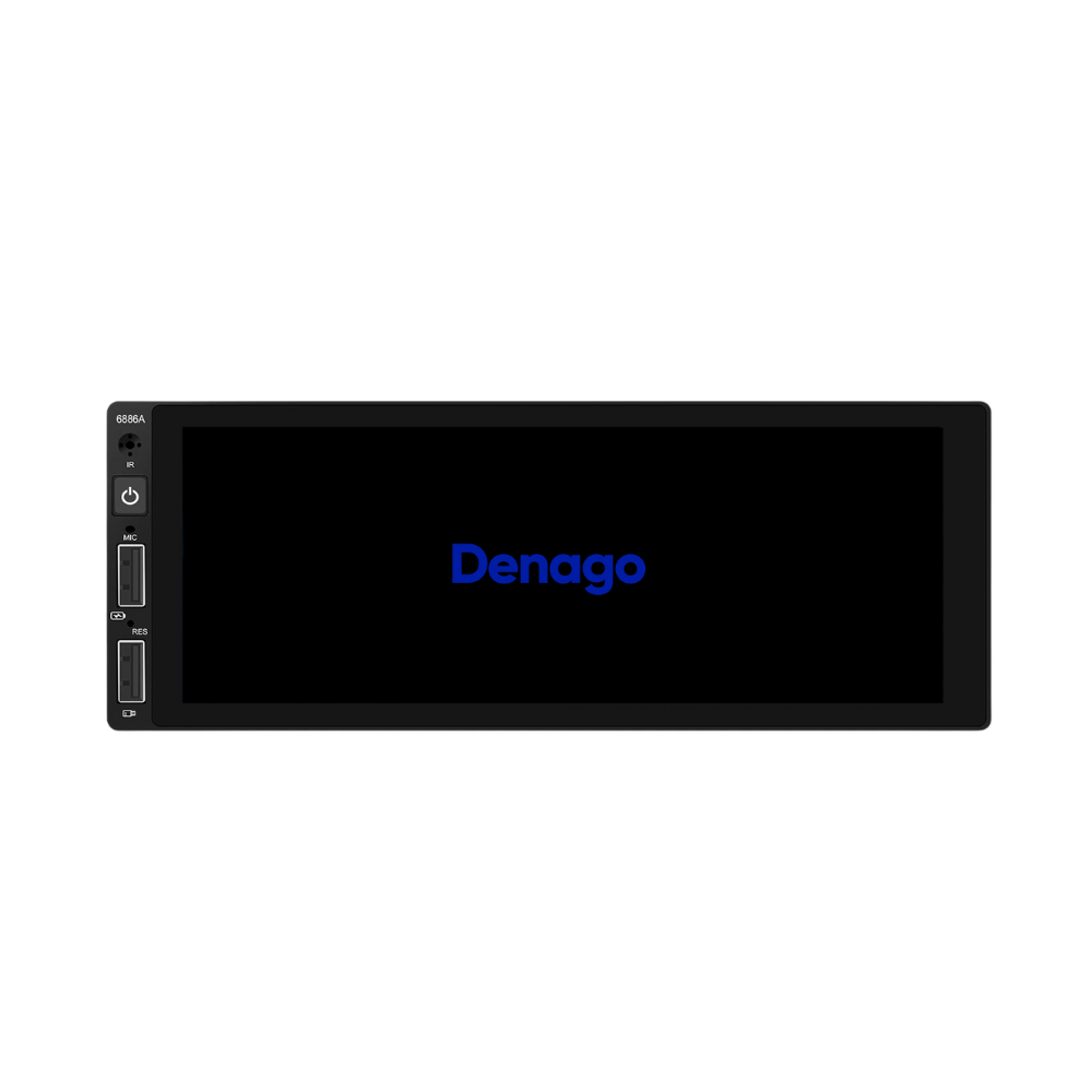 Denago DNG-0318 | 1-DIN Autoradio met 6.86” Touchscreen | Android 13 | CarPlay & Android Auto | Bluetooth | 2GB RAM | 64GB Opslag