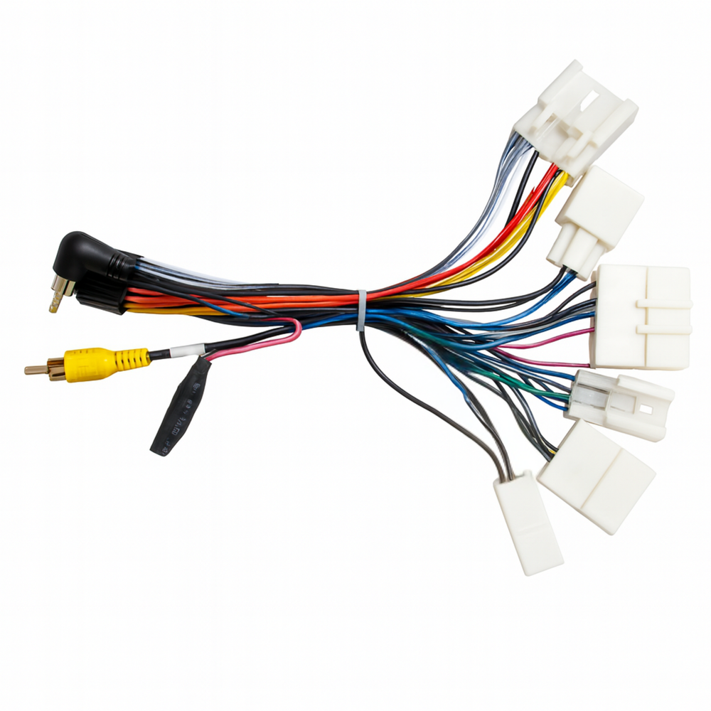Cable adaptador de 16 pines para Toyota Aygo | Conectar y reproducir | Soporta cámara original y control del volante