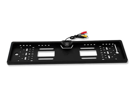 Achteruitrijcamera in kentekenplaathouder | 8 LED