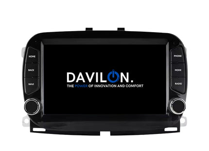 Fiat 500 | Android 13 | Autoradio | 2016 à 2019 | CarPlay & Android Auto | Noir