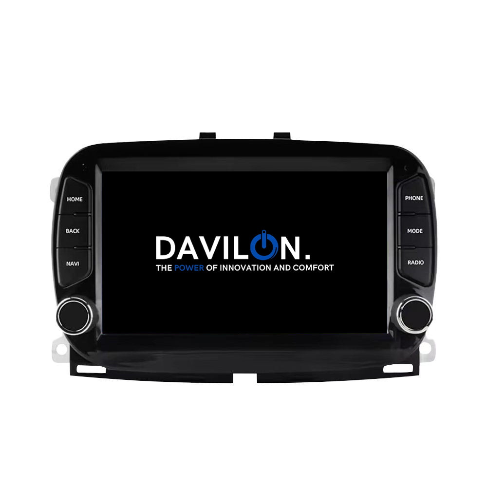 Fiat 500 | Android 13 | Autoradio | 2016 à 2019 | CarPlay & Android Auto | Noir