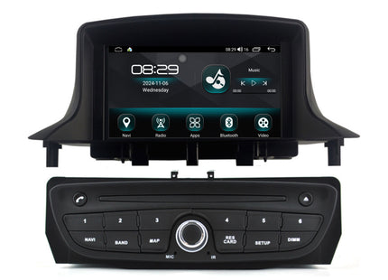 Renault Megane 3 & Fluence | Android 14 | Autoradio | 2008 t/m 2016 | CarPlay & Android Auto | 4+64GB
