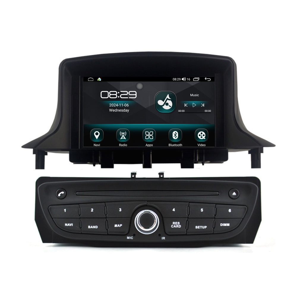Renault Mégane 3 y Fluence | Androide 14 | Radio de coche | 2008 a 2016 | CarPlay y Android Auto | 4+64GB