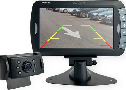 Caliber draadloze achteruitrijcamera - 7 Inch Scherm - Nachtzicht - Waterbestendig