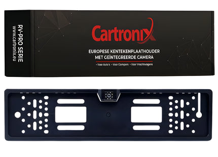 Cartronix RV-410 PRO kentekenplaathouder met camera | 8 LED Nachtzicht
