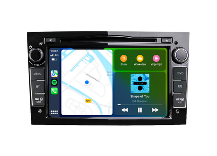 Opel Carplay Autoradio | Pianoblack | Android 13 | 4+64GB