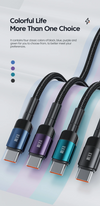 USB-A naar USB-C Kabel 2 Meter | Geschikt voor CarPlay & Android Auto | Paars