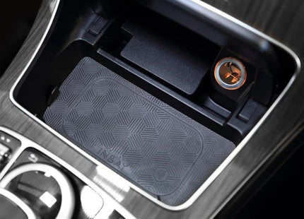 Draadloze oplader voor Mercedes C-klasse  | Opbergvak | Plug & Play