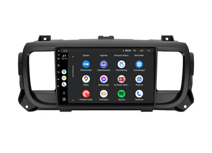 Fiat Scudo | Android 13 | Autoradio | 2016 t/m 2023 | Carplay & Android Auto