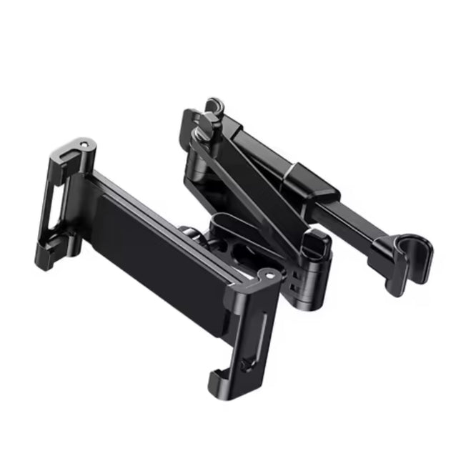 Universele iPad & Tablet Houder | Auto Hoofdsteun | Verstelbare Arm | 360° Draaibaar | Zwart
