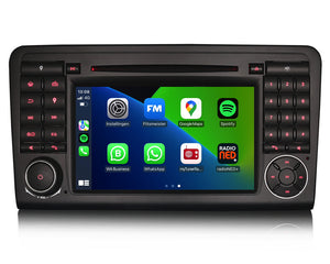 Collection image for: Mercedes ML-Klasse 2005 t/m 2011 Autoradio met CarPlay & Android Auto