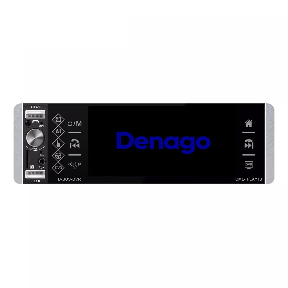 Denago 488S | 1-din car radio with touchscreen screen | Bluetooth