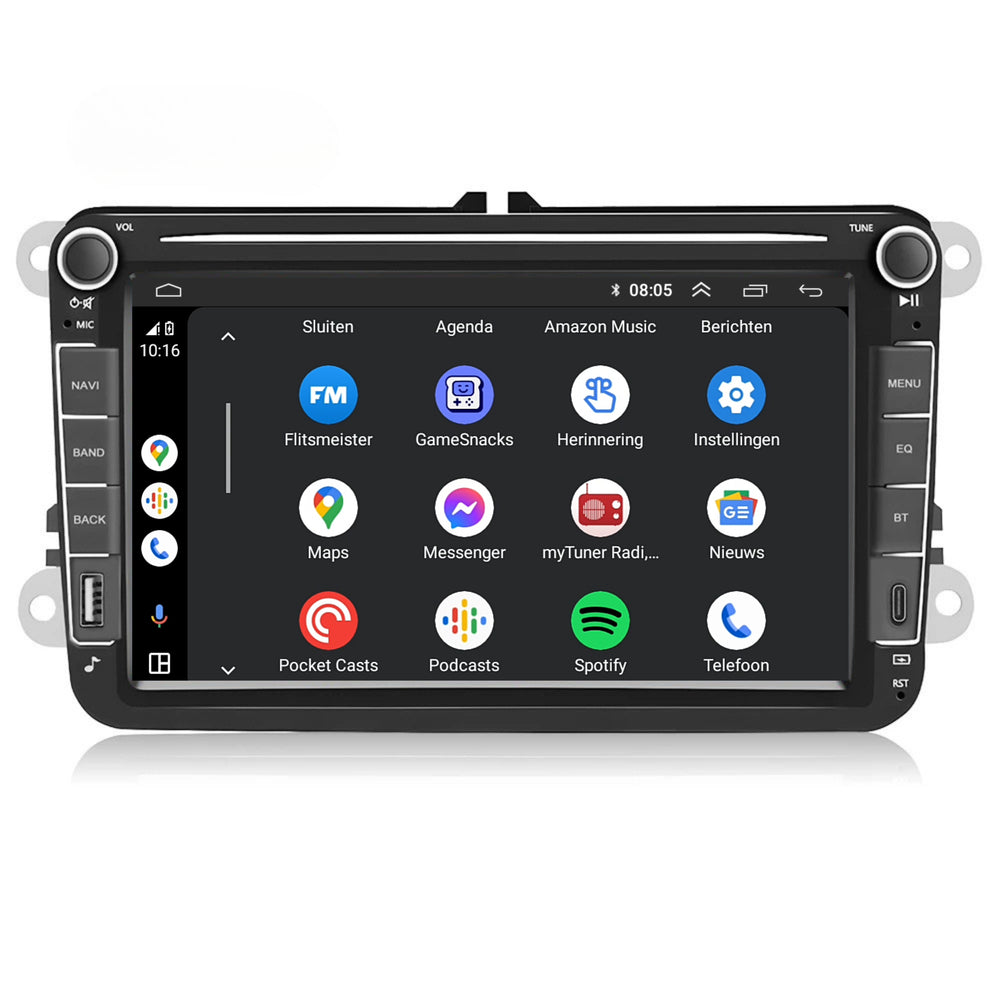 Android 13 Carplay Radio de coche | Adecuado para Skoda Octavia, Fabia, Rapid, Roomster, Superb y Yeti | 2006 a 2017 | Con CarPlay y Android Auto