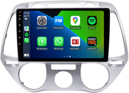 Hyundai i20 | Android 13 | Autoradio | 2008 t/m 2012 | CarPlay & Android Auto