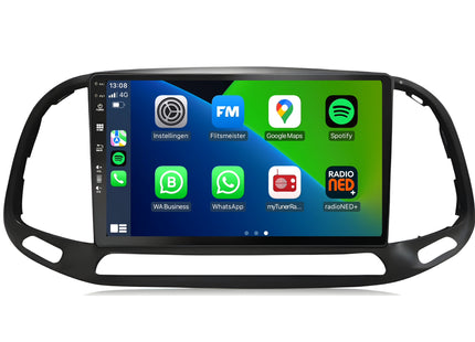 Fiat Doblo | Android 13 | Autoradio | 2015 t/m 2021 | CarPlay & Android Auto