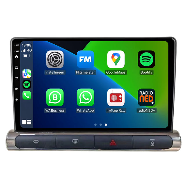 Citroën C3 Android Autoradio | 2016 t/m 2024 | CarPlay & Android auto | 4 knoppen