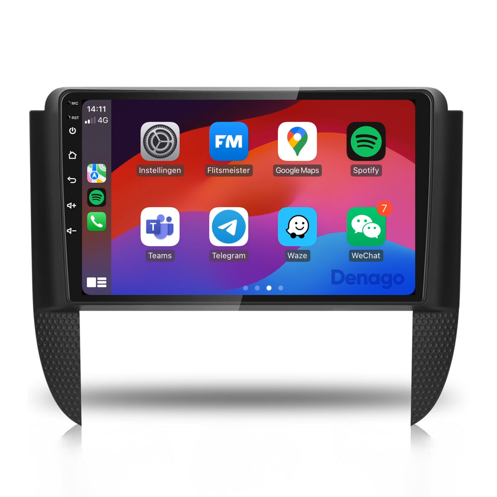 Radio para coche Chevrolet Kaleos CarPlay | 2004 a 2010 | Denago DNG-A346 | 9 pulgadas | Androide 13 | CarPlay inalámbrico y Android Auto