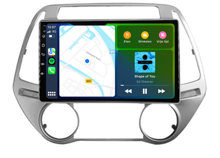 Hyundai i20 | Android 13 | Autoradio | 2008 t/m 2014 | CarPlay & Android Auto
