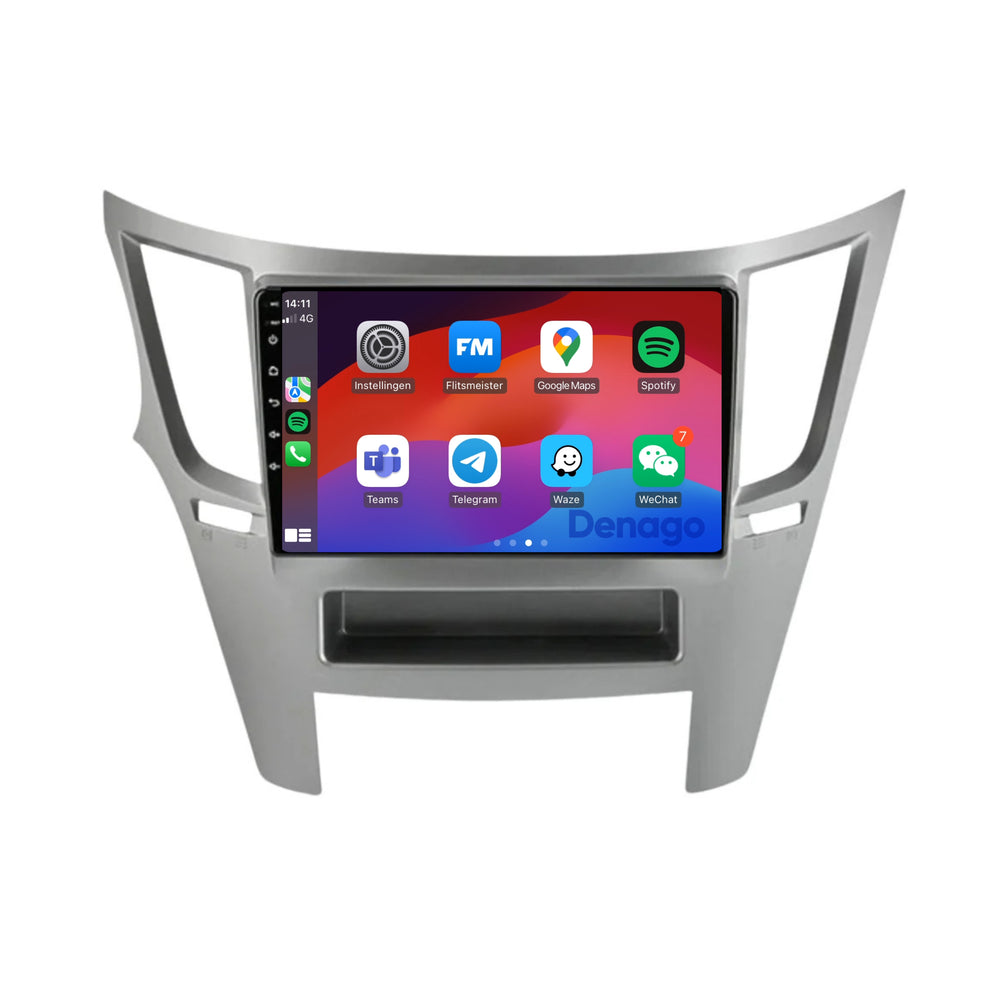 Subaru Outback CarPlay autoradio | 2009 t/m 2015 | Denago DNG-A199 | 9 inch | Android 13 | Draadloos CarPlay & Android Auto