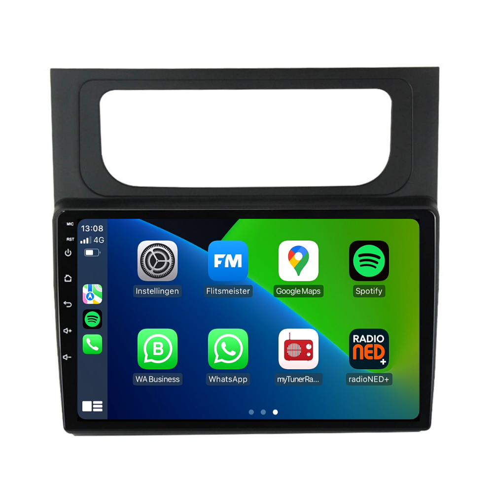 Volkswagen Touran | Radio de coche | 2010 a 2015 | Androide 13 | Carplay y Android Auto