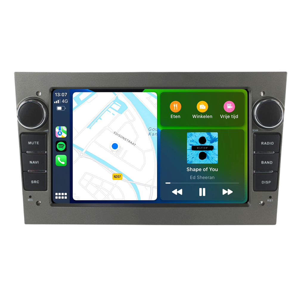 Opel CarPlay | 2000 à 2013 | Android Auto | Gris Opel