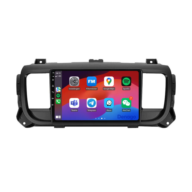 Toyota Proace CarPlay autoradio | 2016 t/m 2023 | Denago DNG-A232 | 9 inch | Android 13 | Draadloos CarPlay & Android Auto