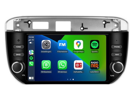 Fiat Punto/Linea  | Android 13 | Autoradio | 2010 t/m 2016 | CarPlay & Android Auto