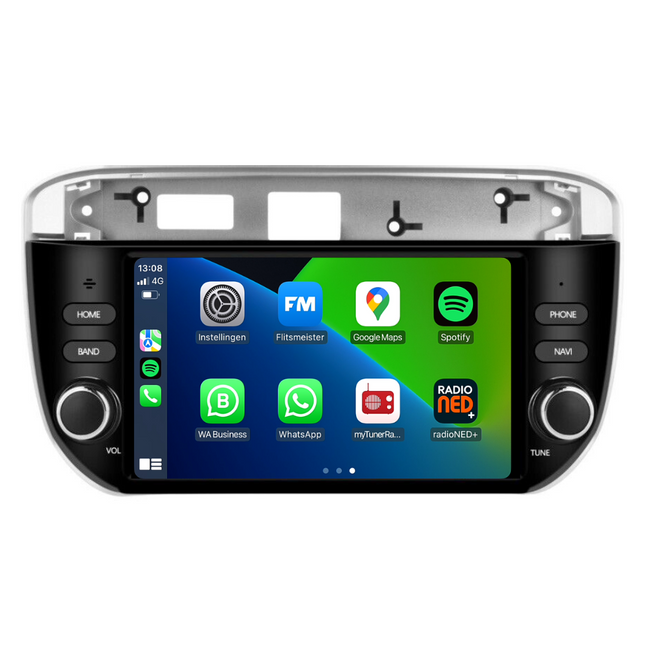 Fiat Punto/Linea  | Android 13 | Autoradio | 2010 t/m 2016 | CarPlay & Android Auto