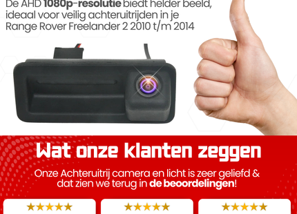 Range Rover Freelander 2 Achteruitrijcamera | 2010 t/m 2014 | Nachtzicht & HD Beeld