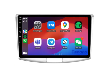 Volkswagen Passat CarPlay autoradio | 2010 t/m 2014 | Denago DNG-A243 | 9 inch | Android 13 | Draadloos CarPlay & Android Auto