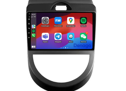 Kia Soul CarPlay autoradio | 2010 t/m 2013 | Denago DNG-A192 | 9 inch | Android 13 | Draadloos CarPlay & Android Auto